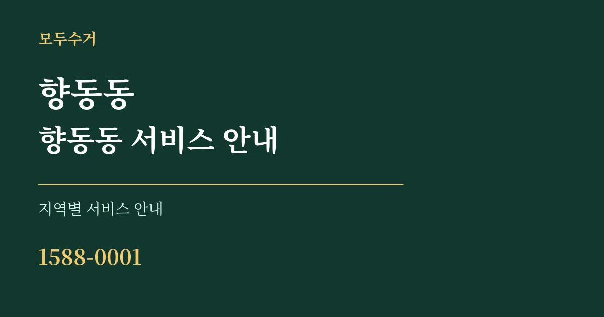 향동동 향동동 서비스 안내 대표 안내 그래픽