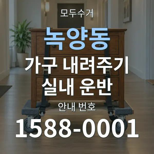 녹양동 가구 내려주기·실내 운반 대표 안내 그래픽