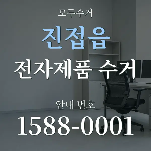 진접읍 전자제품 수거 대표 안내 그래픽