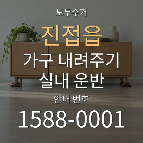 진접읍 가구 내려주기·실내 운반 대표 안내 그래픽