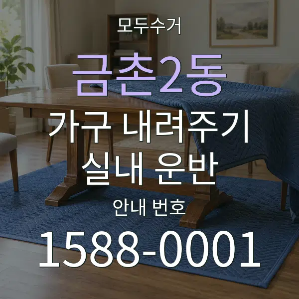금촌2동 가구 내려주기·실내 운반 대표 안내 그래픽