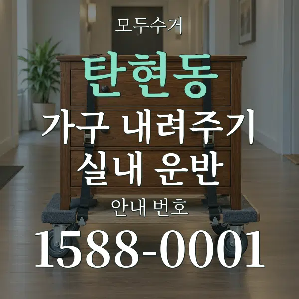 탄현동 가구 내려주기·실내 운반 대표 안내 그래픽