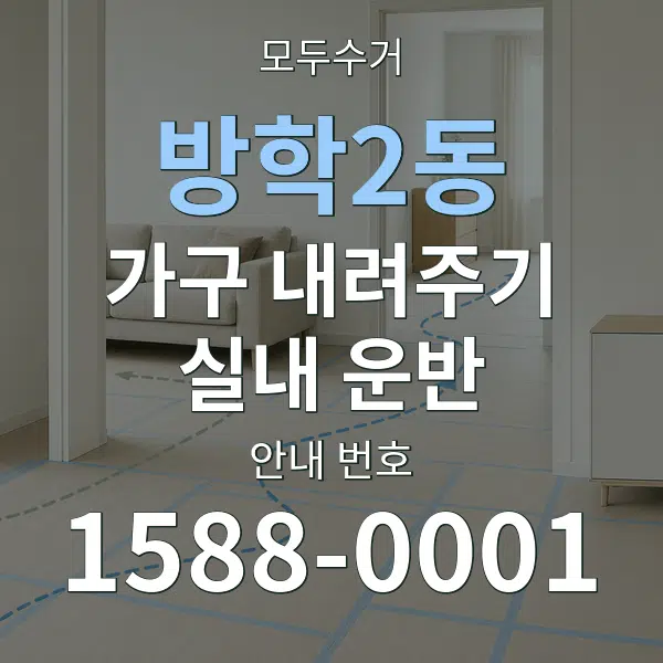 방학2동 가구 내려주기·실내 운반 대표 안내 그래픽