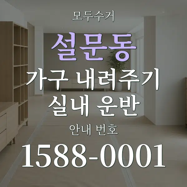 설문동 가구 내려주기·실내 운반 대표 안내 그래픽