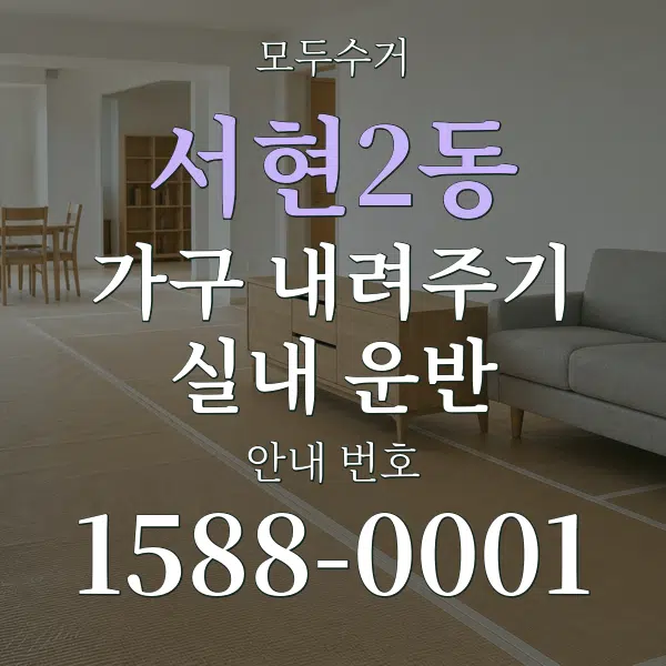 서현2동 가구 내려주기·실내 운반 대표 안내 그래픽