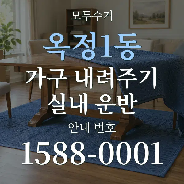 옥정1동 가구 내려주기·실내 운반 대표 안내 그래픽